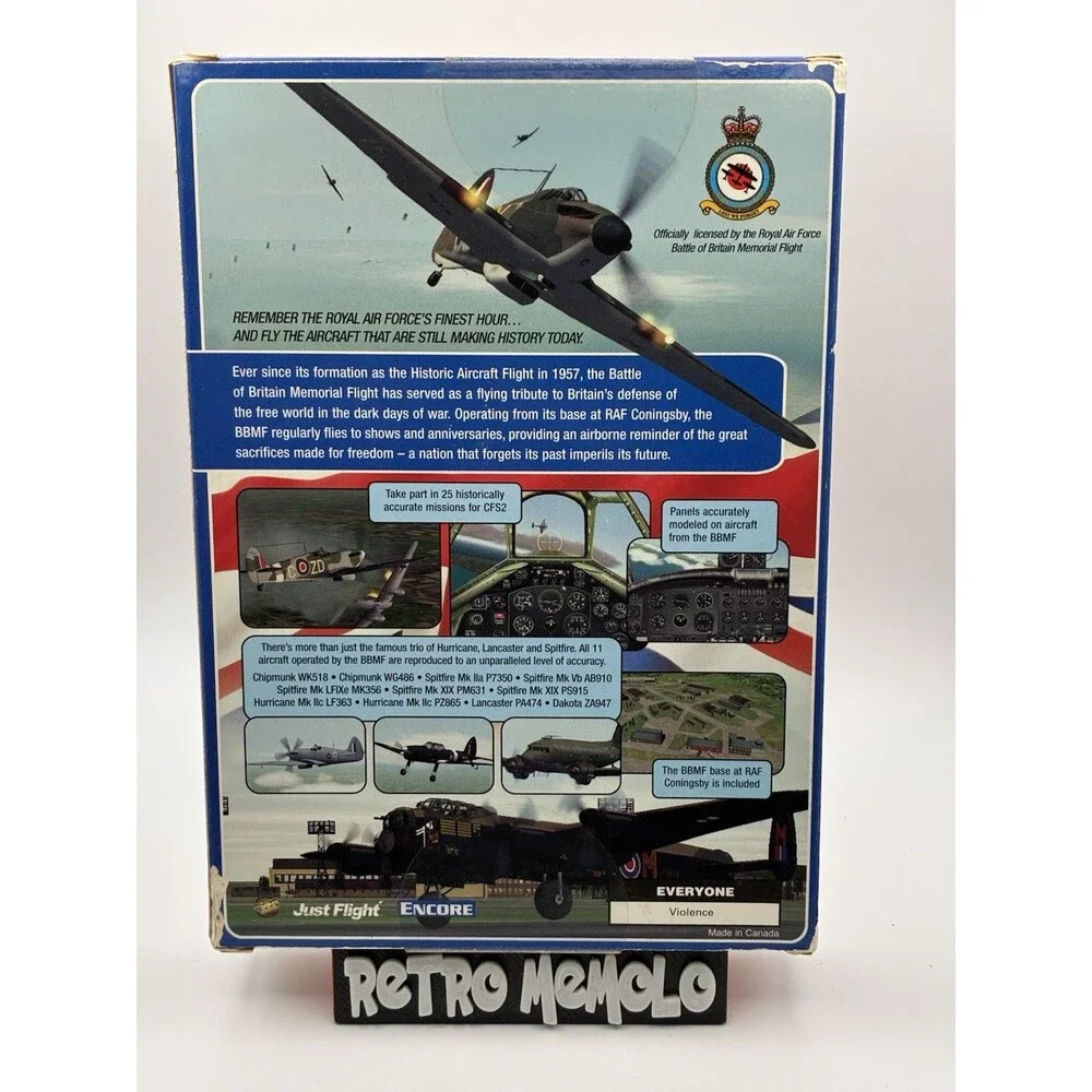 Battle Of Britain: Memorial Flight Add-on (Flight Simulator 2000/02) PC